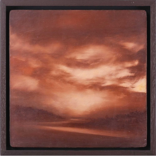 47 - † Ilda David (b.1955) Portuguese, Untitled (2022), unsigned, mixed media on canvas, 50 x 61 cm, fram... 