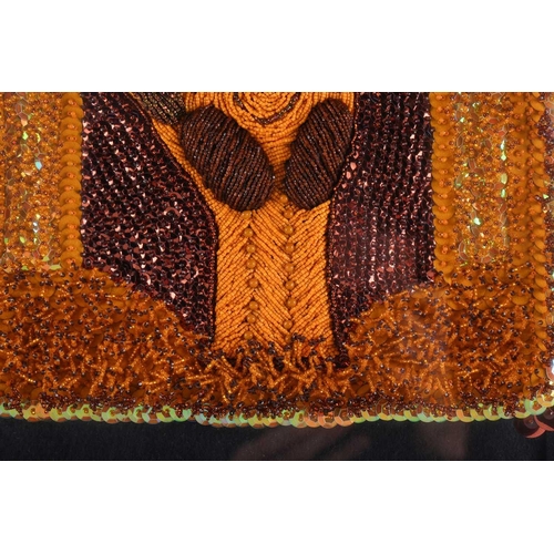 47 - † Ilda David (b.1955) Portuguese, Untitled (2022), unsigned, mixed media on canvas, 50 x 61 cm, fram... 