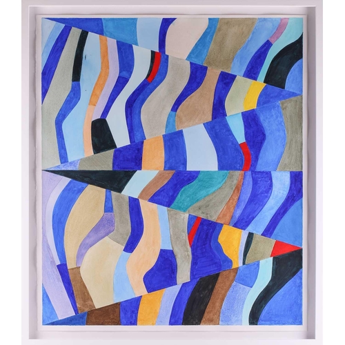 48 - † John Maine (b.1942), 'Panel from Ascension 3', 2018, signed and dated, gouache on paper, sheet 89 ... 