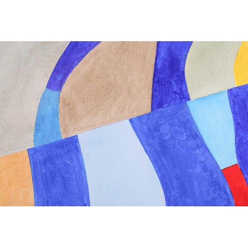 48 - † John Maine (b.1942), 'Panel from Ascension 3', 2018, signed and dated, gouache on paper, sheet 89 ... 