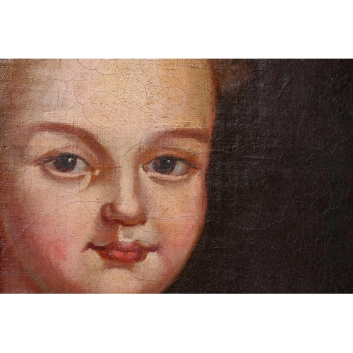 5 - 18th-Century British School, Boy in Classical robes holding a nest and a dead bird, unsigned, oil on... 