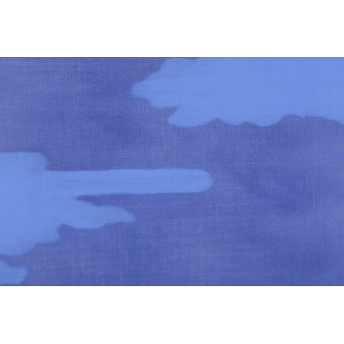 51 - Isabel Bigelow (b.1966) American, Clouds and river, signed and dated 2002 verso, oil on panel, 38.5 ... 