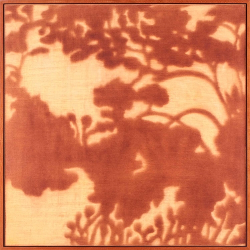 53 - Isabel Bigelow (b. 1966) American, 'Lattice - Yellow', signed and dated 2002 verso, oil on panel, 56... 