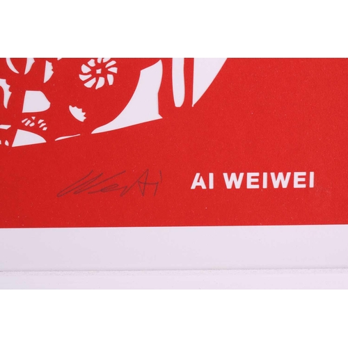 54 - Ai Weiwei (b. 1957) Chinese, 'The Papercut Portfolio', a complete set of eight papercuts, 2019, on w... 
