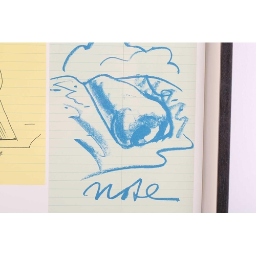 57 - Claes Oldenburg (1929 - 2022) Swedish/American, Geometric Mouse and Body Buildings, signed and dated... 