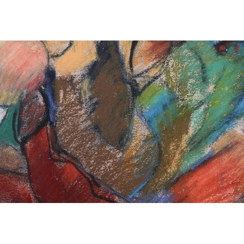 58 - † Peggy Conklin (20th Century), 'Untitled', signed and dated 1993, pastel on uncut paper, sheet 64 c... 