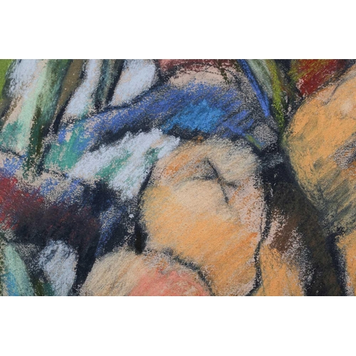 58 - † Peggy Conklin (20th Century), 'Untitled', signed and dated 1993, pastel on uncut paper, sheet 64 c... 
