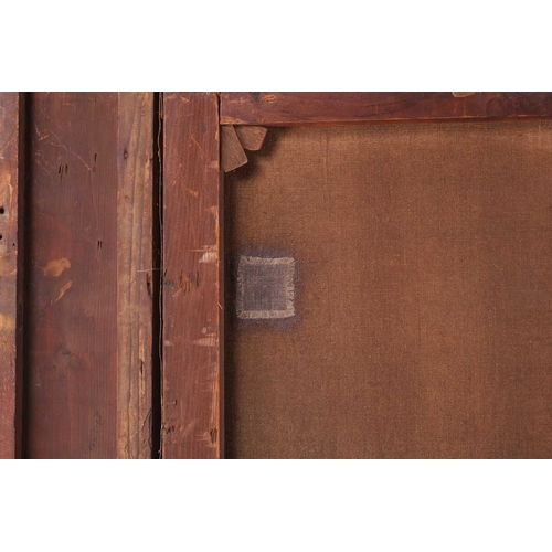 8 - F. Giovani (19th-Century) Italian, Portrait of an elderly scholar holding a book, signed, oil on can... 