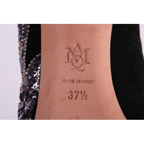 Alexander McQueen - a pair of pointed-toe high heels in