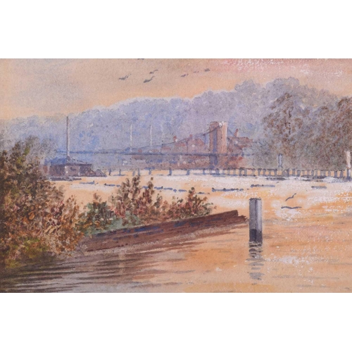 21 - Frederick E.J. Goff (1855 -1931), Marlow on Thames and Norwich - a pair, signed, watercolours, 11 x ... 