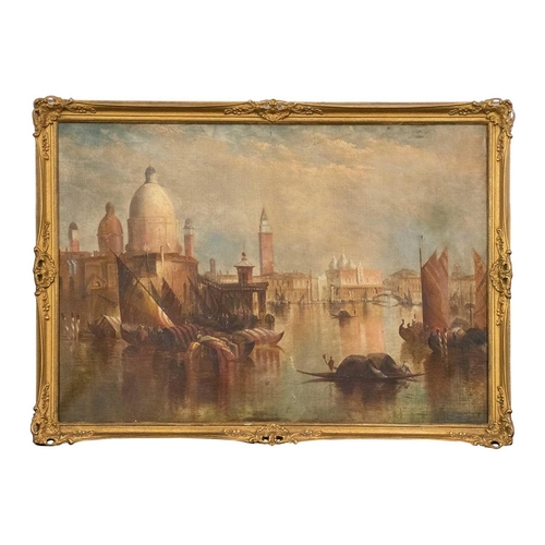 24 - St Clair Augustin Mullholland (alias Sydney A Mulholland) (1839 - 1910), View of Venice, with Basili... 