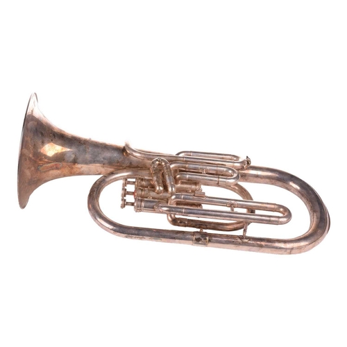 302 - A Lark tuba, Chinese made, in fitted case, serial number M4061, from the collection of Vivian Stansh... 