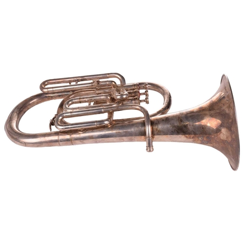 302 - A Lark tuba, Chinese made, in fitted case, serial number M4061, from the collection of Vivian Stansh... 