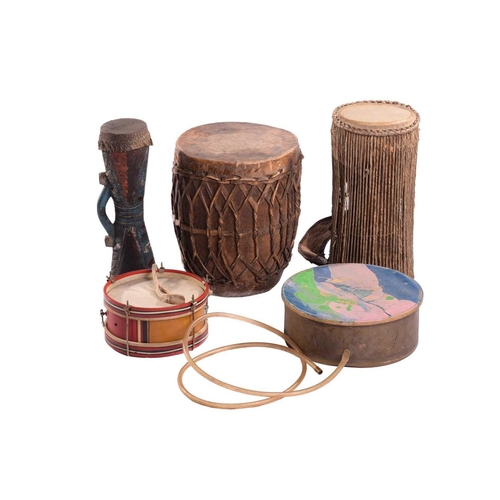 306 - A collection of percussion items from the collection of Vivian Stanshall, founding member of the Bon... 