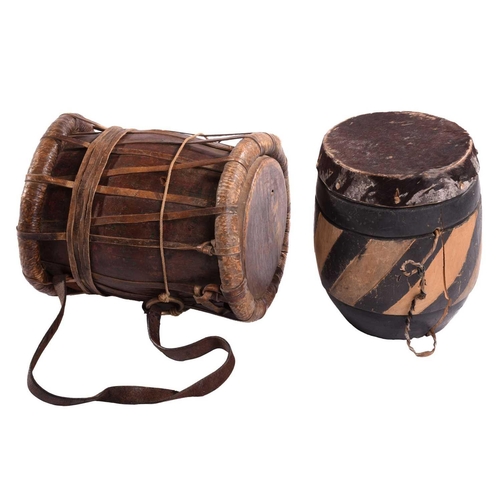 317 - A group of eight assorted hand-drums, from the collection of Vivian Stanshall, founding member of th... 