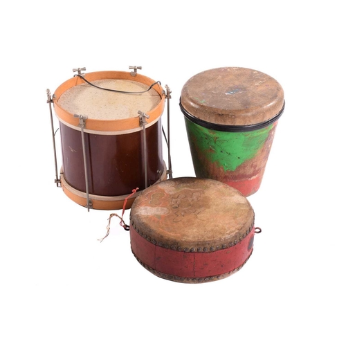 317 - A group of eight assorted hand-drums, from the collection of Vivian Stanshall, founding member of th... 