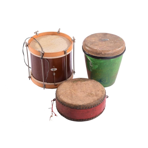 317 - A group of eight assorted hand-drums, from the collection of Vivian Stanshall, founding member of th... 