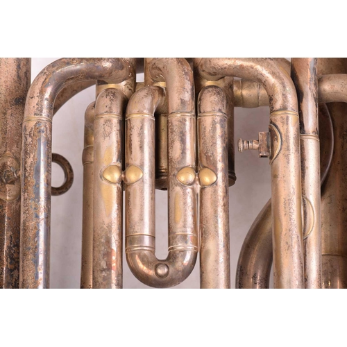 322 - A cased Boosey & Co 'British Standard' large B Flat tuba, serial number 113182, from the collection ... 