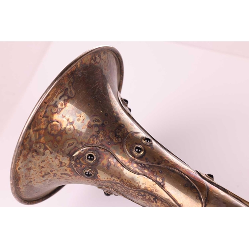 324 - A bespoke trumpet, modified for Vivian Stanshall, founding member of the Bonzo Dog Doo-Dah Band, wit... 