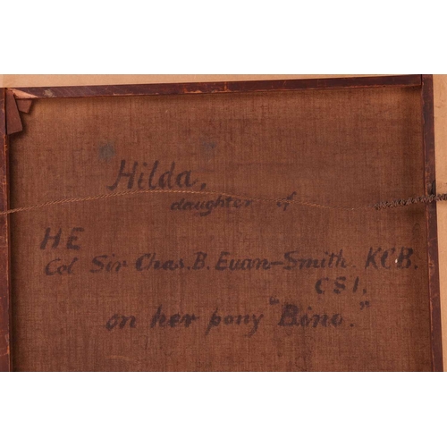 33 - George Gascoyne (1862 - 1933), 'Hilda, daughter of HE Col. Sir Chas. B. Euan-Smith, KCB, CSI, on her... 