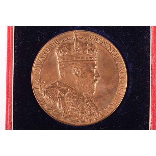 335 - A Victorian bronze medal for the 'Science and Art Department', in fitted case, the edge named to Dow... 