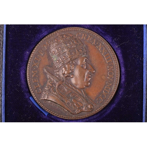 335 - A Victorian bronze medal for the 'Science and Art Department', in fitted case, the edge named to Dow... 