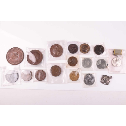 338 - A large collection of commemorative medals, some Campaign, 19th century and later, to include a Vict... 