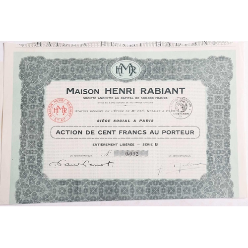 339 - Scripophily: a collection of bonds and share certificates, to include a 1907 Chinese Imperial Railwa... 