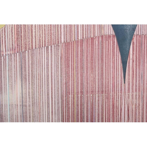 50 - † Dan Devening (b.1958), 'Spillway', 1999, unsigned, oil on paper mounted on canvas, 126.5 cm x 93 c... 