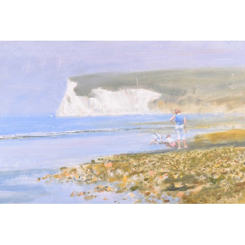 56 - † Norman R. Hepple (1908 - 1994), 'Beachtime Fun', signed and dated 1993, oil on board, 50 x 60 cm, ... 