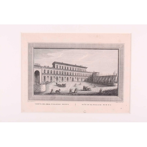 139 - After Giuseppe Zocchi (1711 - 1767) Italian, Veduta del Palazzo Strozzi; Ingresso in Citta dalla por... 