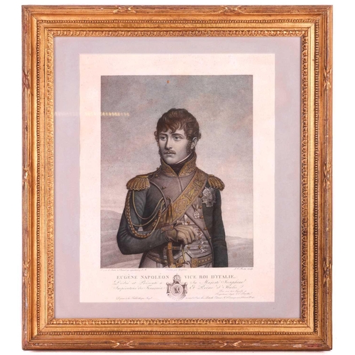 159 - After Jacques-Louis David (1748 - 1825), Portrait of Napoleon Buonaparte, engraving by James Godby w... 