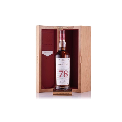 265 - The Macallan 78 year old, The Red Collection. Distilled and bottled by The Macallan Distillery Ltd i... 