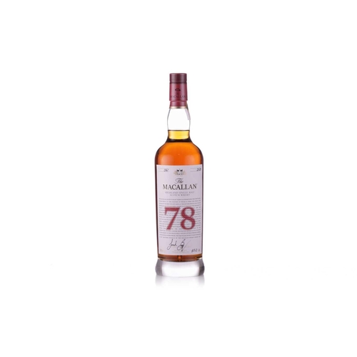 265 - The Macallan 78 year old, The Red Collection. Distilled and bottled by The Macallan Distillery Ltd i... 