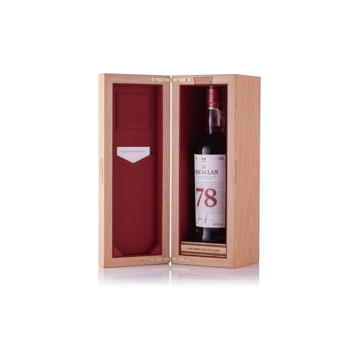 265 - The Macallan 78 year old, The Red Collection. Distilled and bottled by The Macallan Distillery Ltd i... 