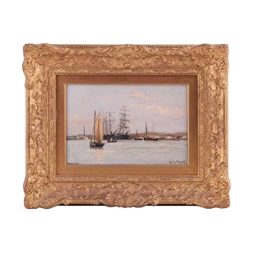 93 - Frederic Jacques Sang (1846 - 1931), 'The Yare from Gorleston, Norfolk' and 'Great Yarmouth' - a pai... 