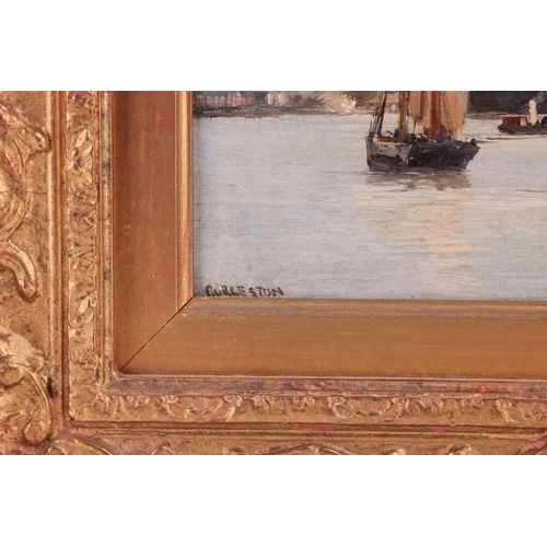 93 - Frederic Jacques Sang (1846 - 1931), 'The Yare from Gorleston, Norfolk' and 'Great Yarmouth' - a pai... 