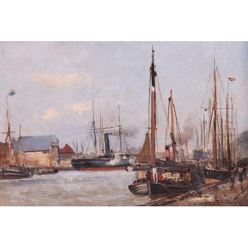 93 - Frederic Jacques Sang (1846 - 1931), 'The Yare from Gorleston, Norfolk' and 'Great Yarmouth' - a pai... 