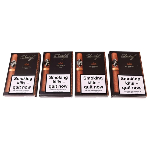 103 - Four Boxes of Davidoff Nicaragua Toro (16 cigars) Qty: (4) Deceased estate. From a private collectio... 