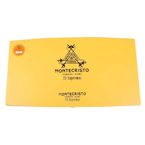 104 - One Box of Monetcristo Supremos Edicion Limitada 2019, (25 cigars), EMS, Thought to be TUE NOV20 Dec... 