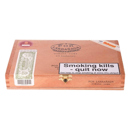 108 - One Box of Por Larranaga Galanes, (10 cigars), EMS, BRM AGO22 Deceased estate. From a private collec... 