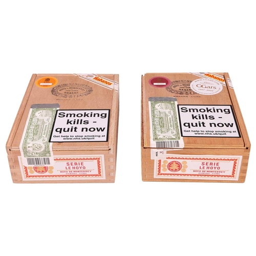 113 - Two Boxes of Hoyo de Monterrey Serie Le Hoyo de San Juan, (10 cigars), EMS, RAT ABR20/ART MAY21 Dece... 