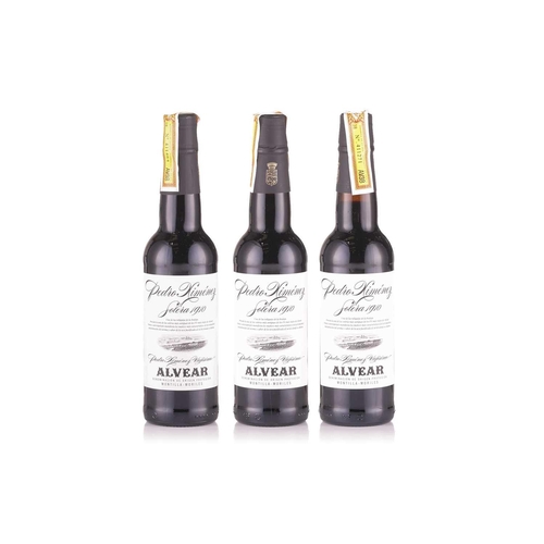 12 - Three bottles of Alvear Solera 1910 Pedro Ximenez Viejisimo, Montilla-Moriles, 15%, 37.5cl Cellar in... 