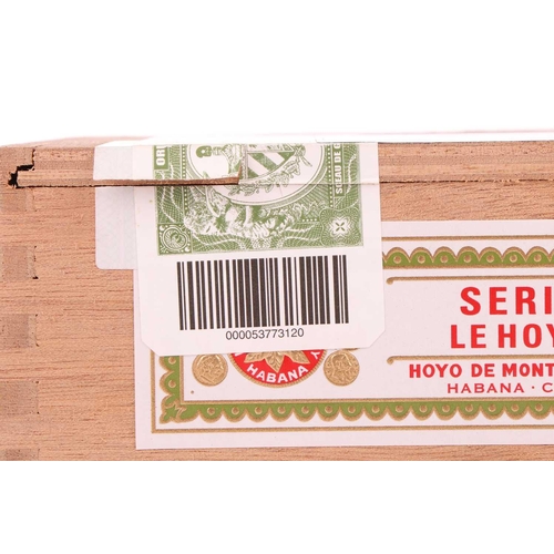 123 - One Box of Hoyo de Monterrey Serie Le Hoyo de Rio Seco, (10 cigars), EMS, GEL FEB22 Deceased estate.... 