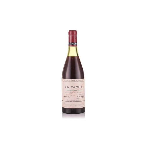 130 - A bottle of Domaine De La Romanee Conti La Tache, 1967, bottle No. 13793 Cellar in Dorset 5cm