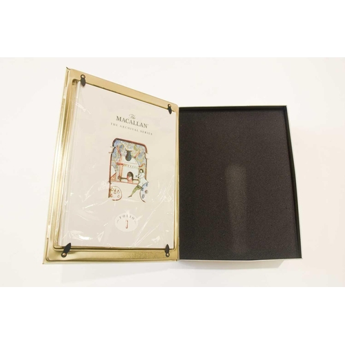 134 - The Macallan Archival Series Folio 1, 43%,70cl Private Collector in Essex Notes from The Macallan Fo... 