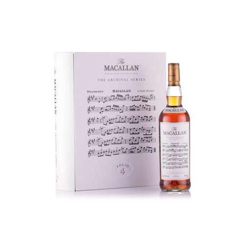 142 - The Macallan Archival Series Folio 4, 43%, 70cl Private Collector in Essex Notes from The Macallan F... 