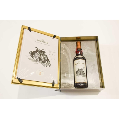 146 - The Macallan Archival Series Folio 5, 43%, 70cl Private Collector in Essex Notes from The Macallan F... 