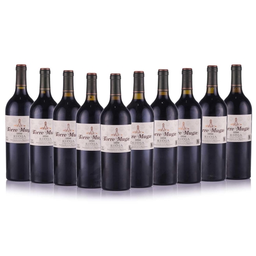 17 - Ten Bottles of Torre Muga Rioja, 1996 Qty: (10) Private Cellar in Hampstead Into Neck