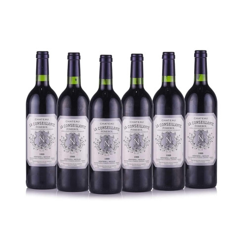 3 - Six Bottles of Chateau La Conseillante Pomerol, 1999 Qty: (6) Private Cellar in Hampstead Into Neck